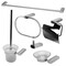 Alfi Brand Polished Chrome 6 Piece Matching Bathroom Accessory Set AB9503-PC - alternate 1